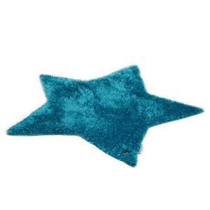 Tapijt Soft Star turquoise - maat: 100x100cm