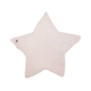 Tapijt Soft Star wit - maat: 100x100cm