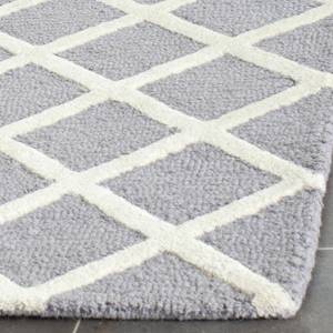 Tapis Sophie Argenté / Crème