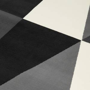 Tapis Spiky Fibres synthétiques - Gris foncé / Noir - 160 x 230 cm