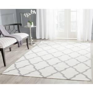 Teppich Sydney Dhurrie Mischgewebe - Creme / Taupe - 160 x 230 cm