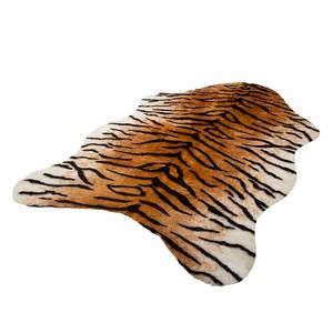 Tigerkunstfell Tambiga Kunstfaser - Beige / Schwarz - 110 x 150 cm