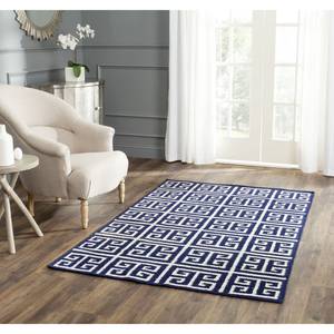 Tapis Taroundant Bleu / Crème - 122 x 183 cm - 120 x 180 cm