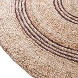 Tapis Tatu Jute (tressé à la main) - Marron - Ø 150 cm