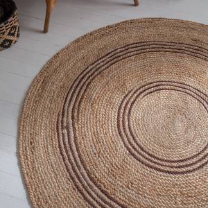 Tapis Tatu Jute (tressé à la main) - Marron - Ø 150 cm