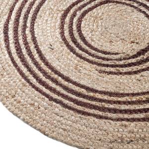 Tapis Tatu Jute (tressé à la main) - Marron - 90 cm