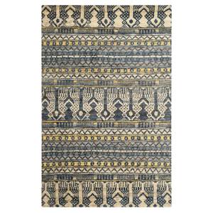 Teppich Taza Blau - Naturfaser - 160 x 1.6 x 230 cm