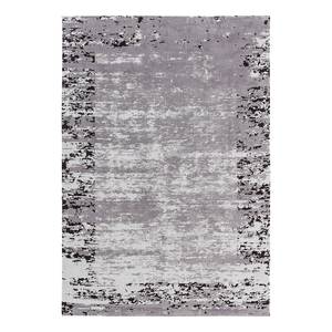 Tapis Teramo I Fibres synthétiques - Gris / Noir - 170 x 240 cm