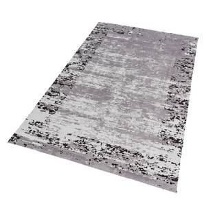 Teppich Teramo I Kunstfaser - Grau / Schwarz - 170 x 240 cm
