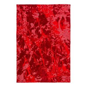 Tapis Teramo II Fibres synthétiques - Rouge - 140 x 200 cm