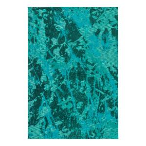 Tapis Teramo II Fibres synthétiques - Turquoise - 170 x 240 cm