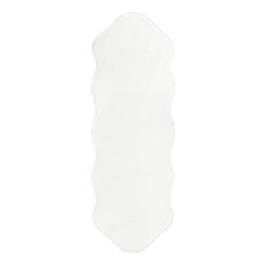 Tapis imitation fourrure Fibres synthétiques - Blanc - 55 x 160 cm