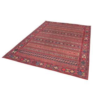 Tapis Unique II Fibres synthétiques - Rouge / Beige - 140 x 200 cm