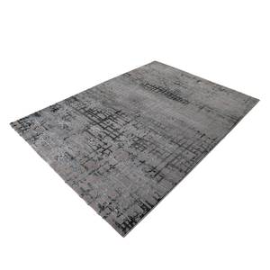 Tapis Velvet Grid Fibres synthétiques - Taupe / Gris clair - 80 x 150 cm
