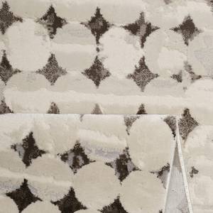 Tapijt Velvet Spots kunstvezels - Beige/bruin - 120x170cm