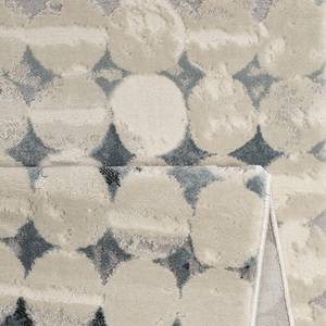 Tapis Velvet Spots Fibres synthétiques - Beige / Gris - 133 x 200 cm