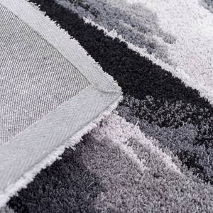 Tapis Verona II Fibres synthétiques - Noir / Gris - 160 x 230 cm