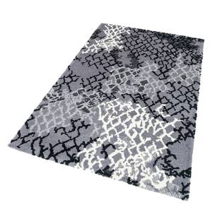 Tapis Verona III Fibres synthétiques - Gris / Anthracite - 160 x 230 cm