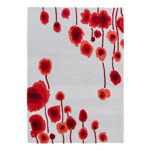 Teppich Verona I Kunstfaser - Weiß / Rot - 120 x 180 cm