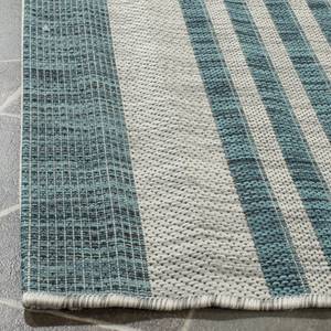 Tapis Wilshire Fibres synthétiques - Cachemire / Bleu pétrole - 120 x 180 cm