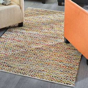 Teppich Wolle/Baumwolle - Bunt - 120 x 180 cm