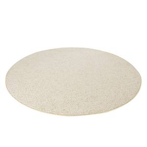 Tapis à poils courts Wolly II Fibres synthétiques - Beige - Ø 200 cm