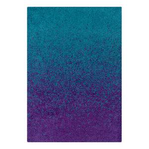 Tapis Happy Shaggy Bleu-vert - 80 cm x 140 cm