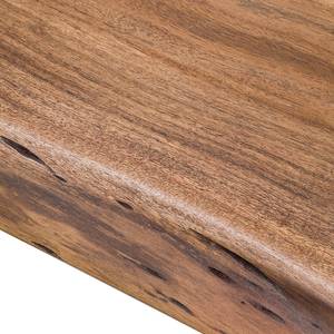 Eettafel Nature Line gewaxt massief acaciahout, metaal