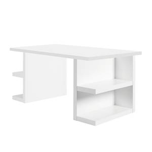 Bureau Markle Blanc mat - Blanc mat - Largeur : 160 cm