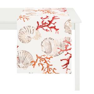 Chemin de table Atlantik 100 % coton Rouge