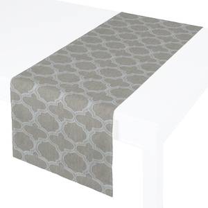 Tischläufer Rustica II Grau - Textil - 40 x 130 x 130 cm