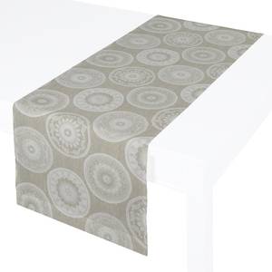 Tischläufer Rustica III Grau - Textil - 40 x 130 x 130 cm