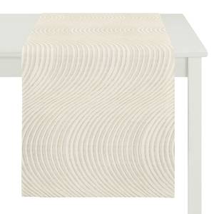 Chemin de table Topa Tissu - Blanc magnolia