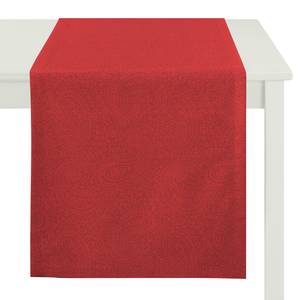 Tischläufer Uni Paisley Webstoff - Rot