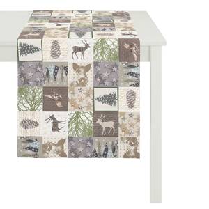 Chemin de table Winter II Coton - Gris