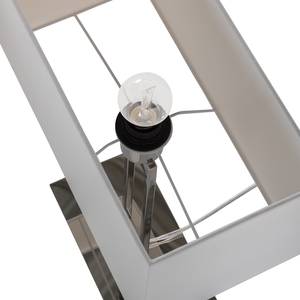 Tafellamp Adoor geweven stof/roestvrij staal - 1 lichtbron