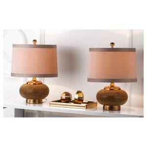 Lampes de table Alexis (lot de 2) Cuivré / Beige