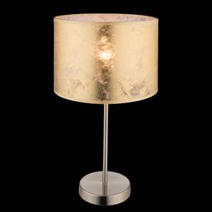Lampe Amy I Tissu / Métal - 1 ampoule - Doré / Nickel
