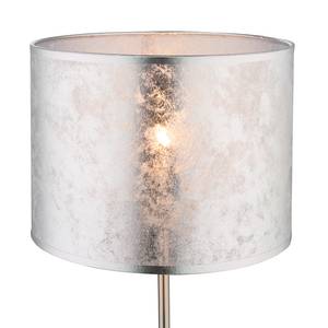 Lampe Amy I Tissu / Métal - 1 ampoule - Argenté / Nickel