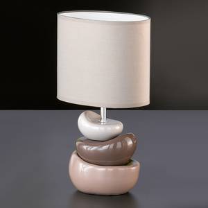 Tafellamp Boot by Honsel keramiek/meerkleurige stof 1 lichtbron