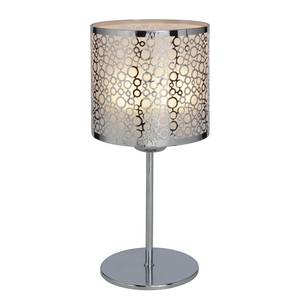 Lampada da tavolo Crystallo by Honsel Metallo/Tessuto Color argento 1 luce