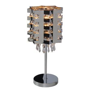 Tafellamp Crystallo by Näve staal/glas 1 lichtbron