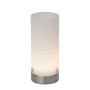 Tafellamp Daisy metaal/zilverkleurig glas 1 lichtbron