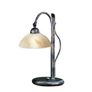 Lampada da tavolo Maisonry Metallo/Vetro Nero anticato 1 luce