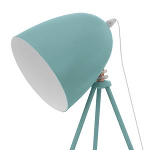 Lampe Dundee I Acier - 1 ampoule - Baby bleu