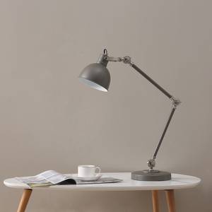 Lampada da tavolo Emery ferro - 1 luce - Grigio