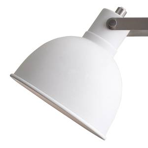 Lampada da tavolo Emery ferro - 1 luce - Bianco