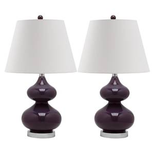 Lampes de table Eva (lot de 2) Mauve