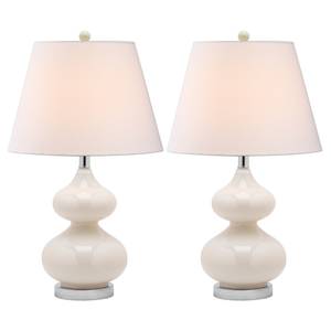 Lampes de table Eva (lot de 2) Blanc