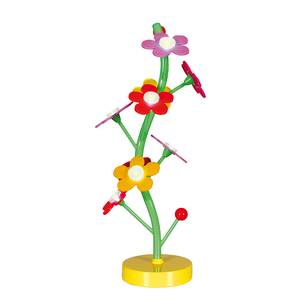 Tischleuchte Flower Metall/ Kunststoff - Multicolor - -flammig - -flammig